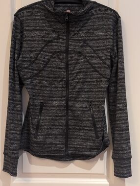 Urban Behavior ENERGI Women's Heathered Black Full-Zip Hoodie Jacket - M